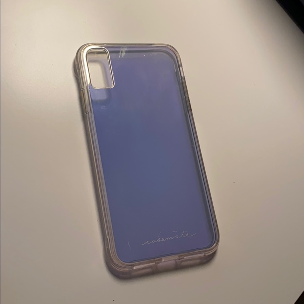 Iridescent  Mirrored iPhone XS MAX Casemate Case